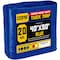 Core Tarps Heavy Duty Tarp, 50 ft L x 0.5 mm H x 40 ft W, 20 Mil, Blue, Polyethylene CT-705-40X50 - alternate 1